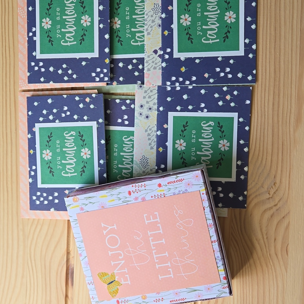 Handmade Mini Floral Cards & Envelopes